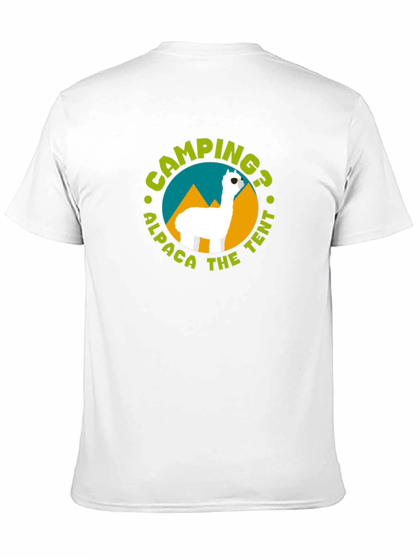 Camping Alpaca T-Shirt