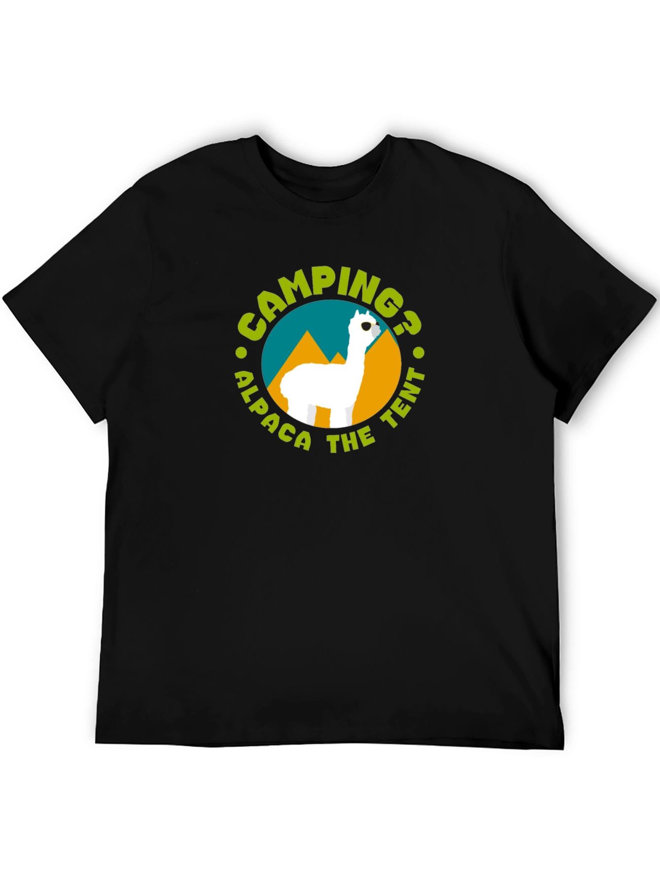 Camping Alpaca T-Shirt