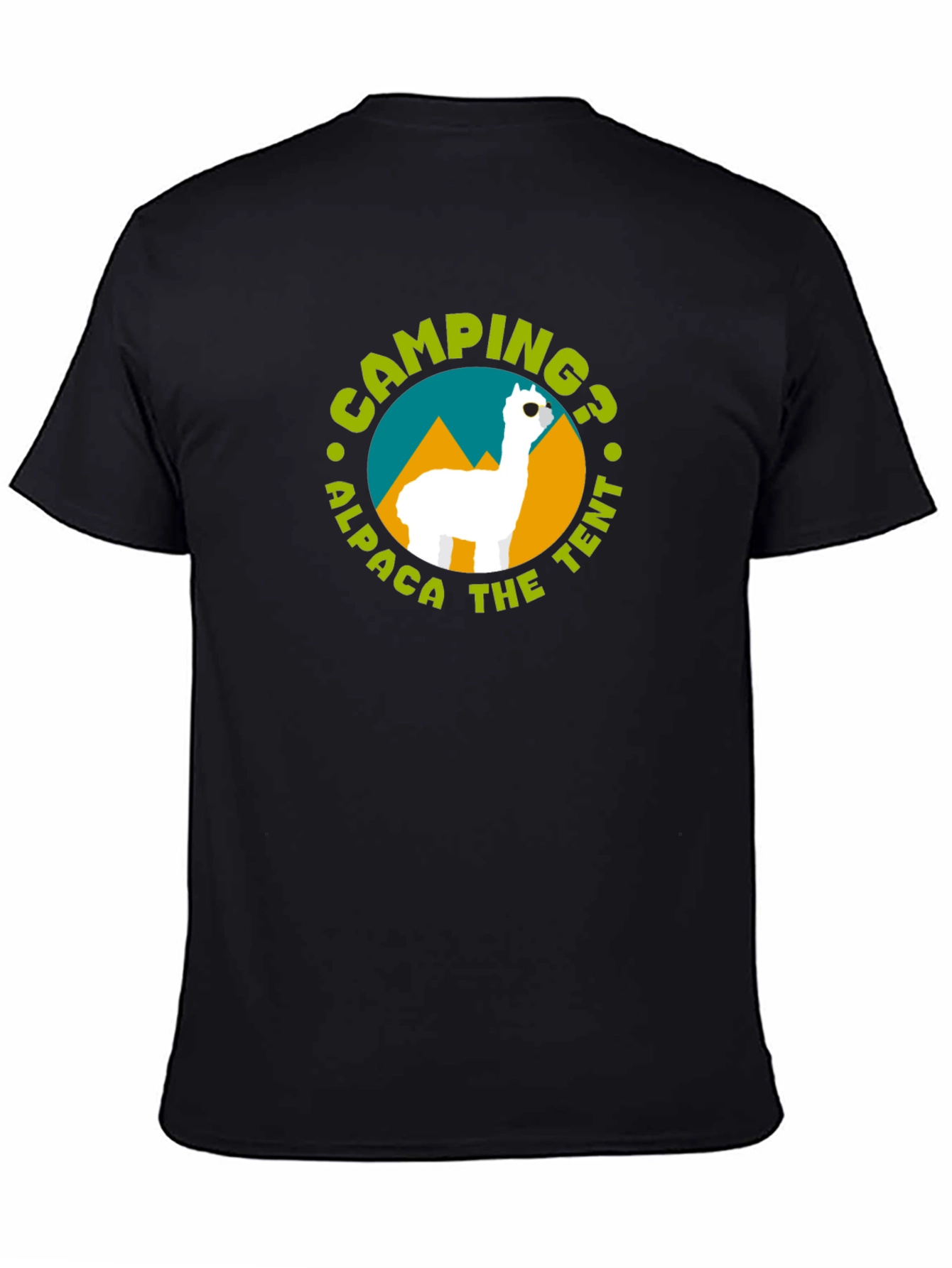 Camping Alpaca T-Shirt