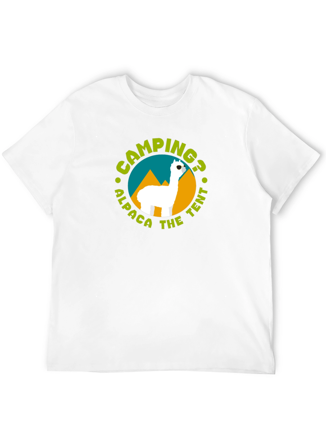 Camping Alpaca T-Shirt