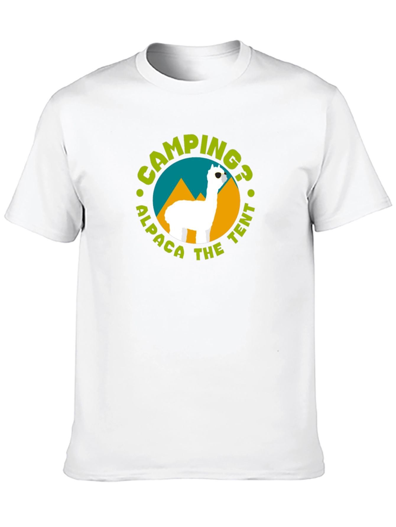 Camping Alpaca T-Shirt