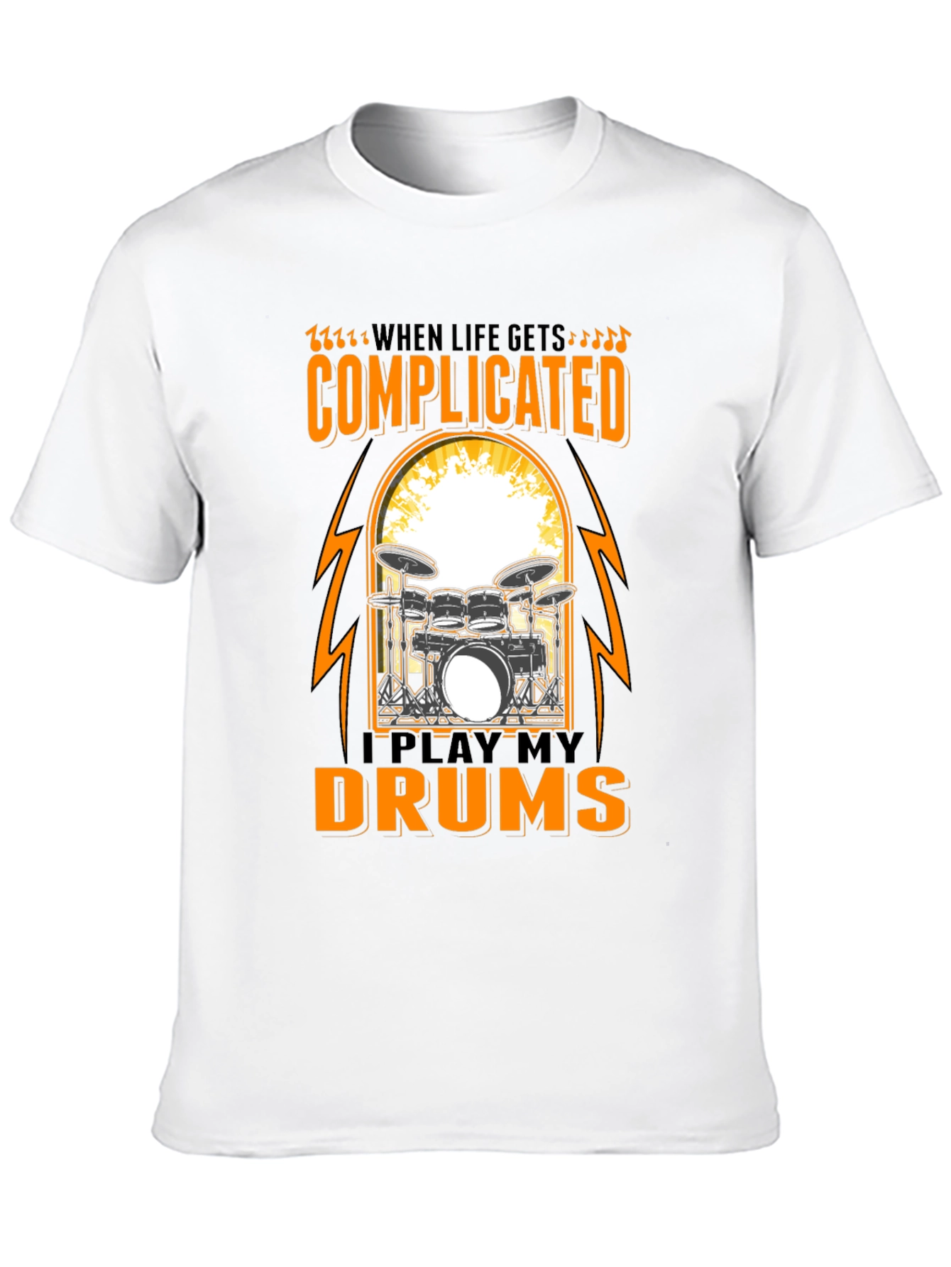 Complicated? Play My Drums Graphic Tee