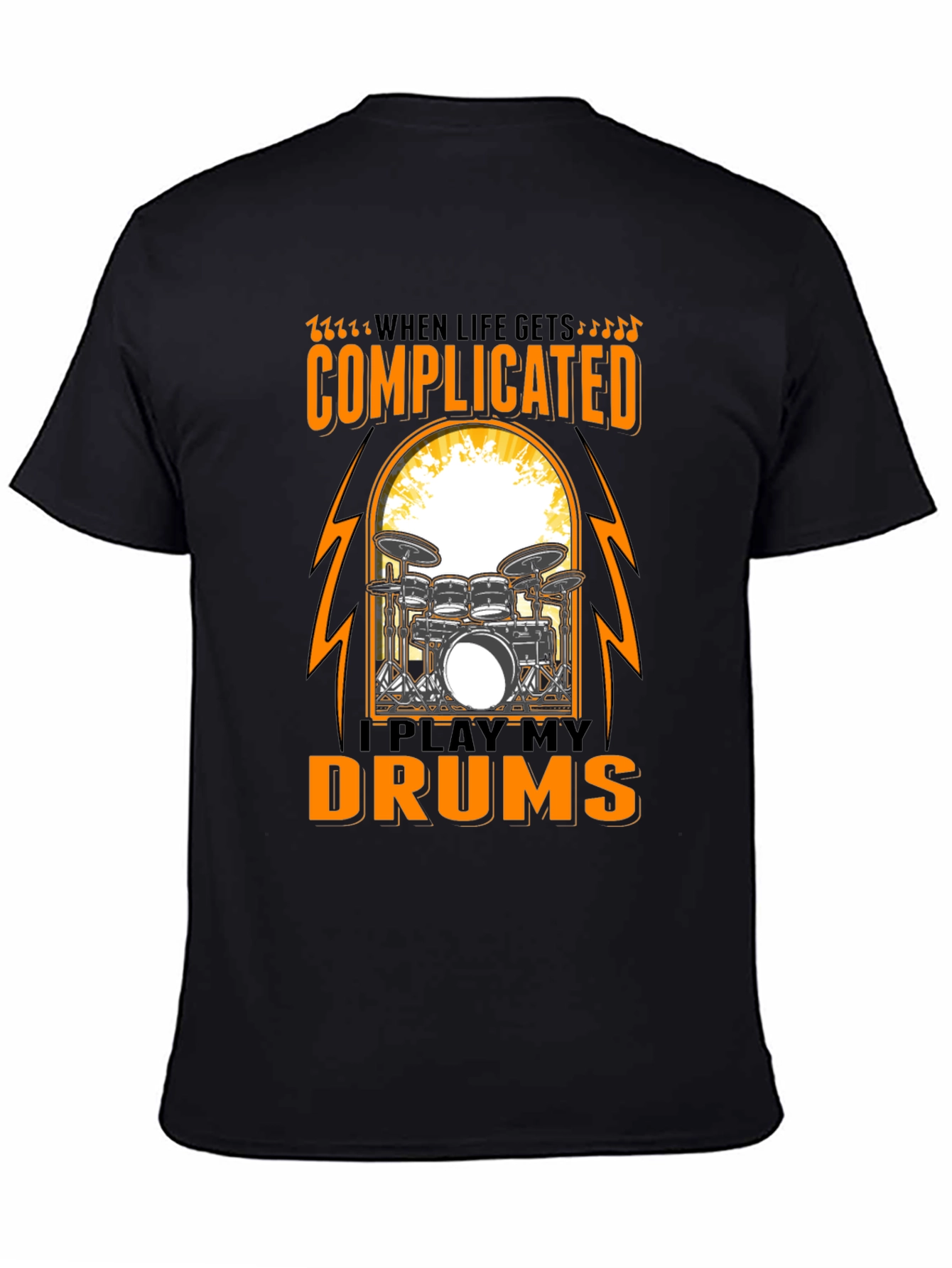Complicated? Play My Drums Graphic Tee