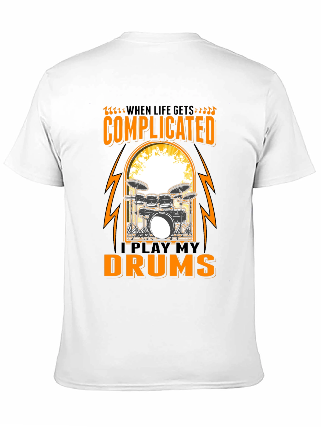 Complicated? Play My Drums Graphic Tee