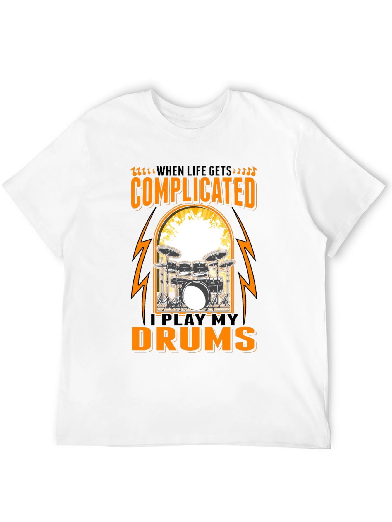 Complicated? Play My Drums Graphic Tee