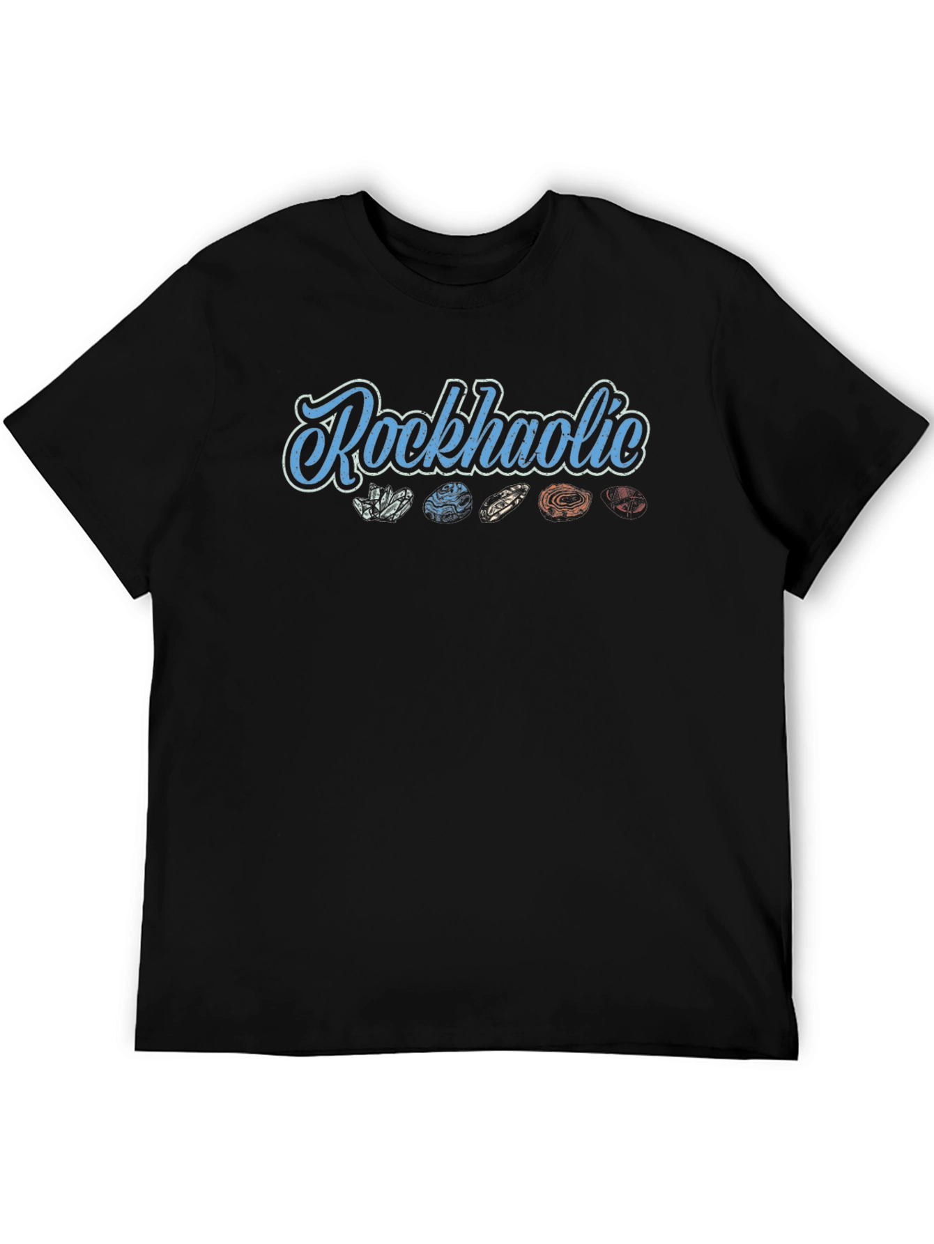 Rockaholic Graphic Tee - Geology & Music Lover T-Shirt