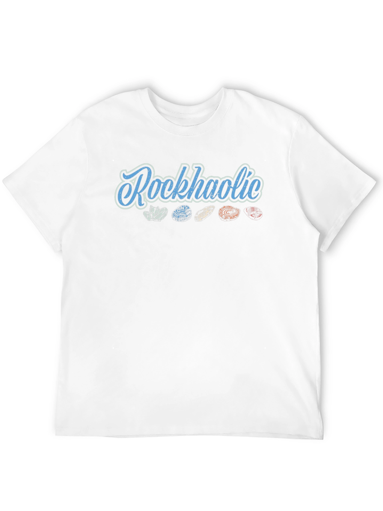 Rockaholic Graphic Tee - Geology & Music Lover T-Shirt