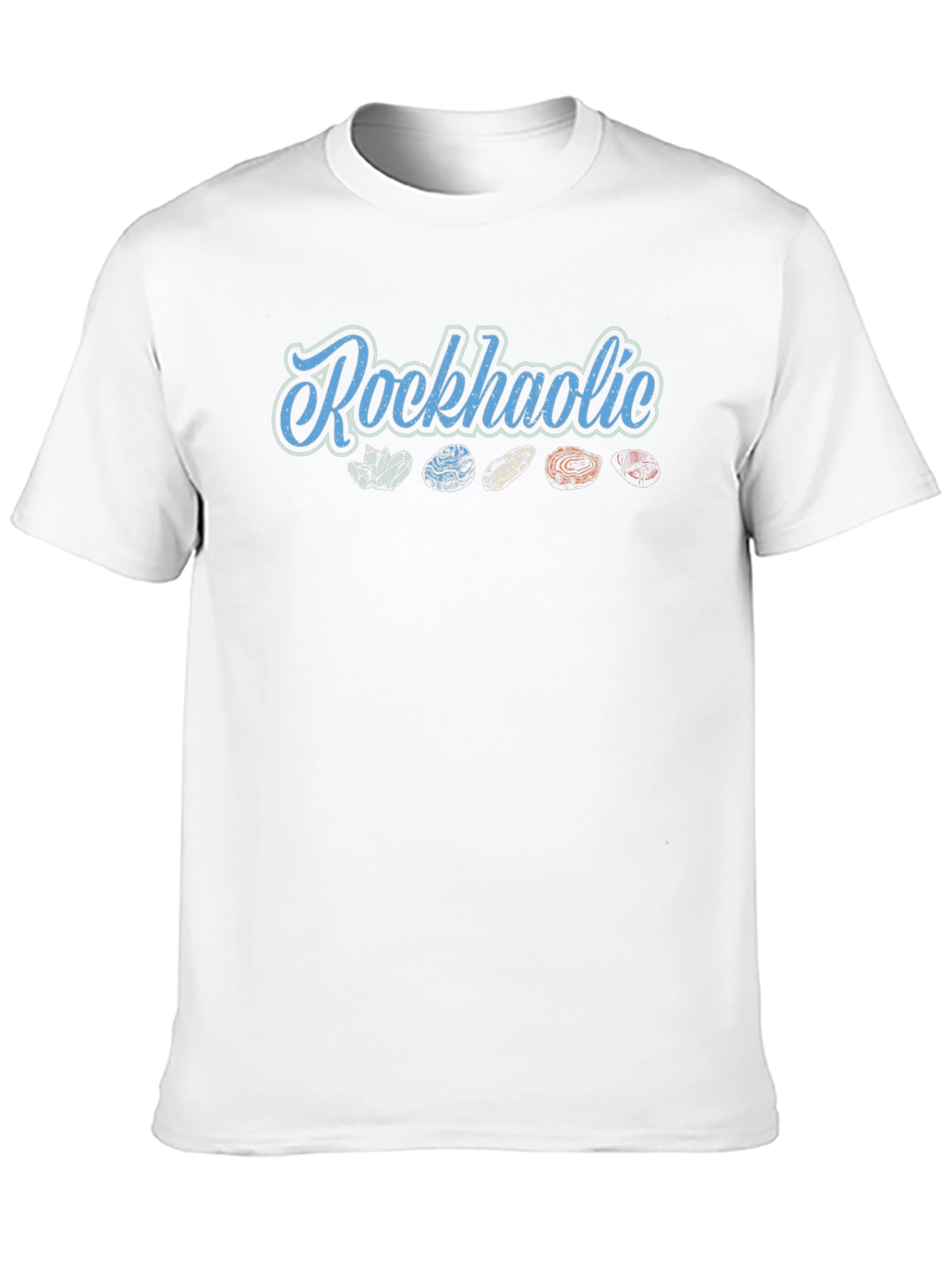 Rockaholic Graphic Tee - Geology & Music Lover T-Shirt