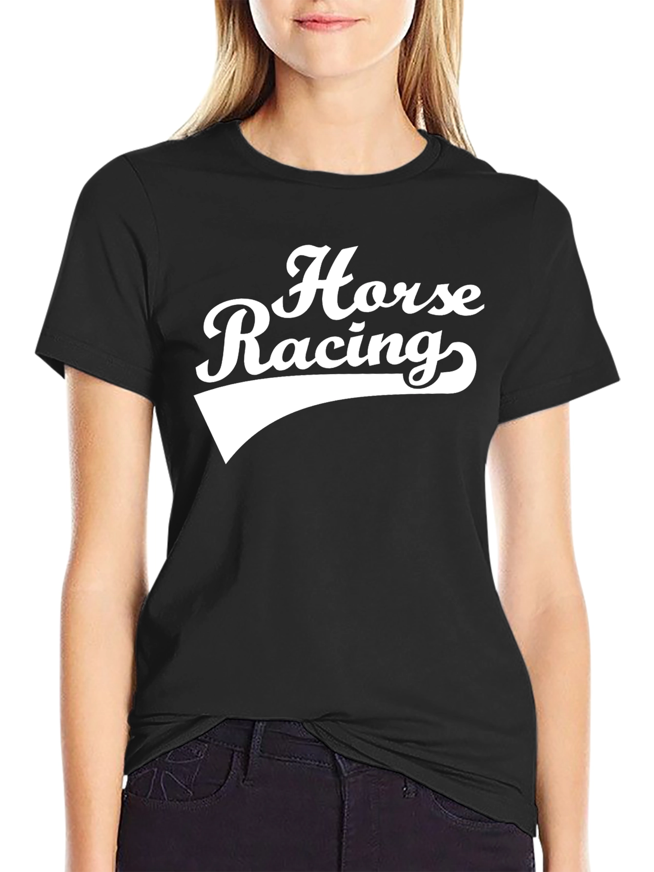 Horse Racing Graphic T-Shirt - Retro Style