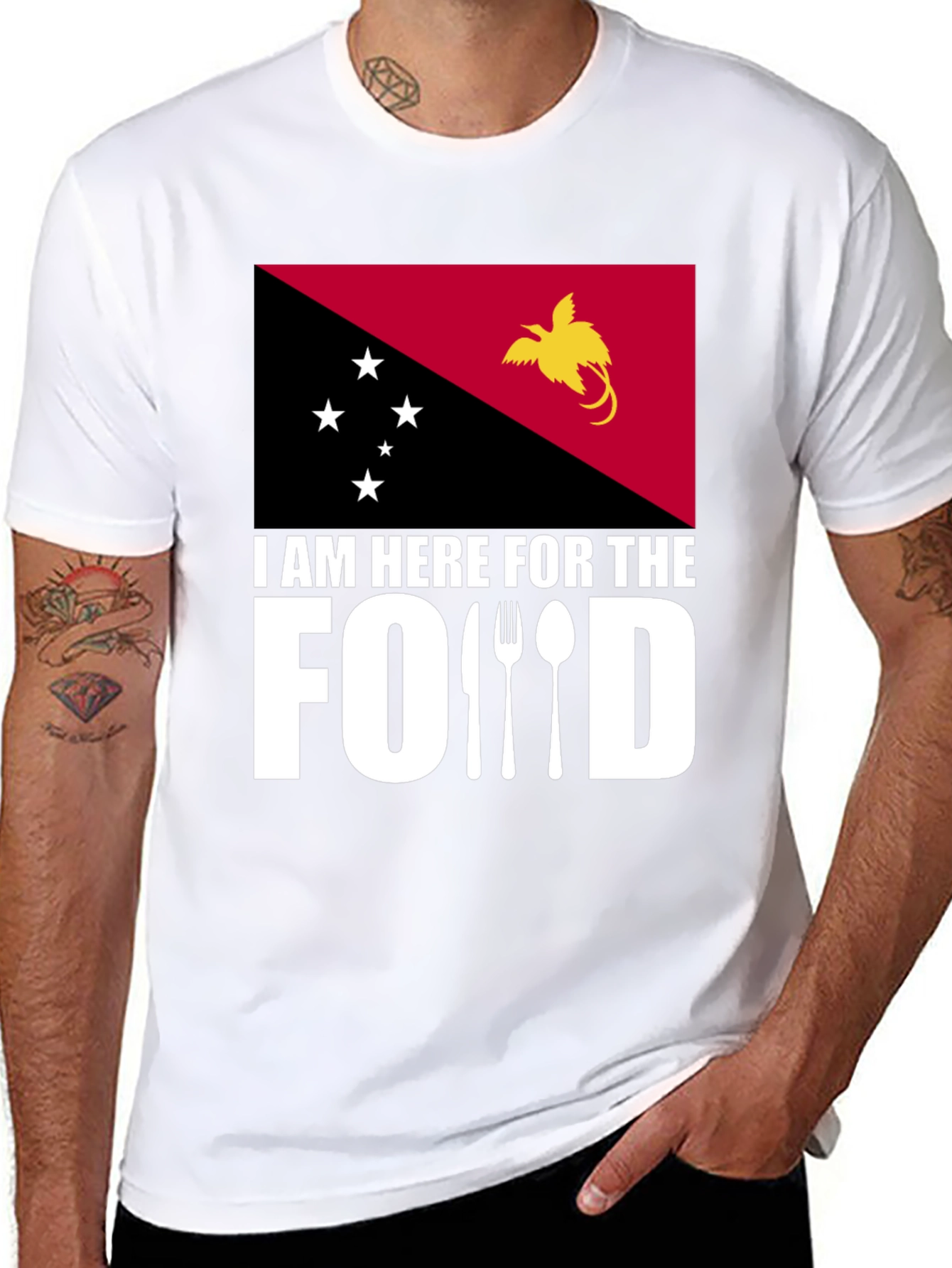 I Am Here For The Food Novelty T-Shirt