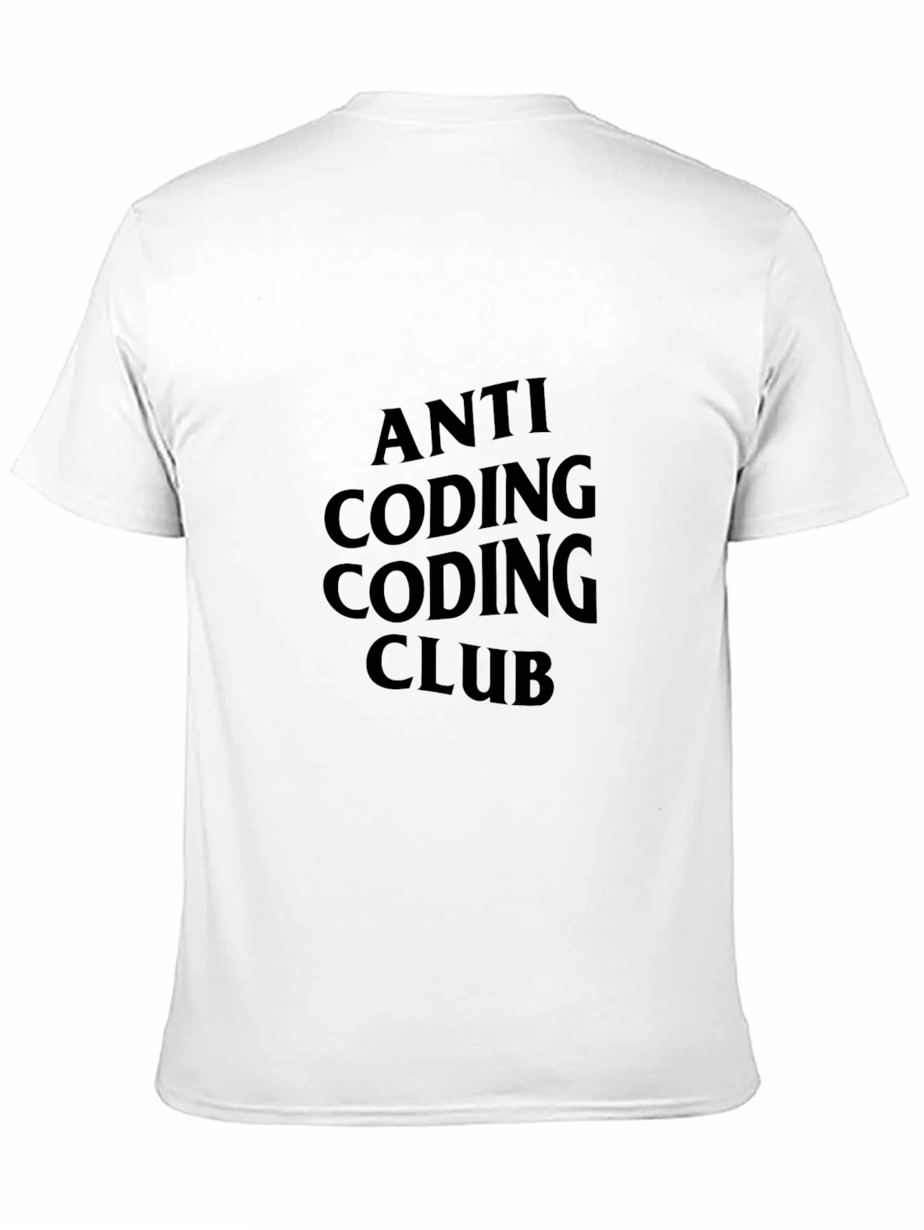 Anti Coding Coding Club Black T-Shirt