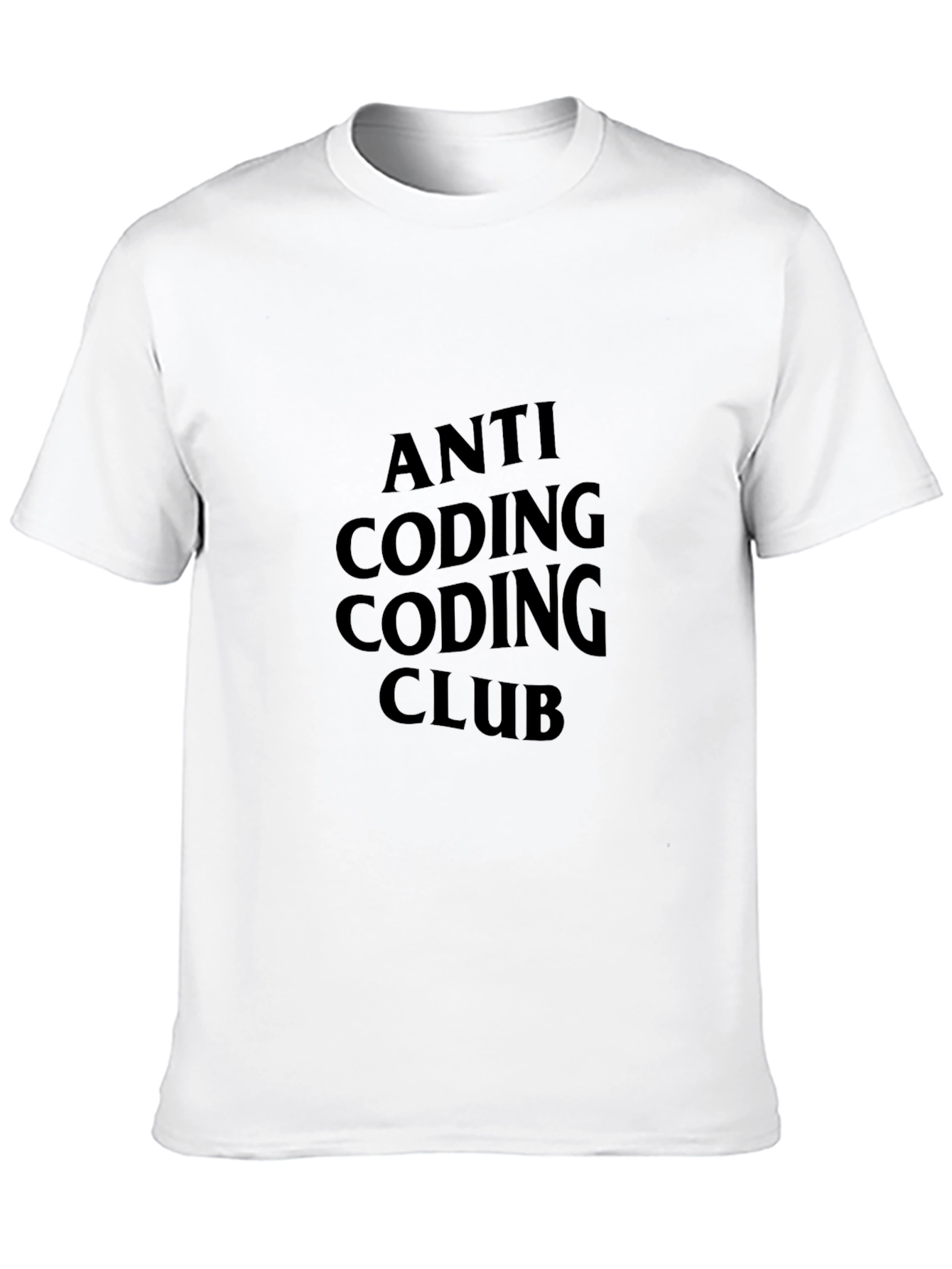 Anti Coding Coding Club Black T-Shirt