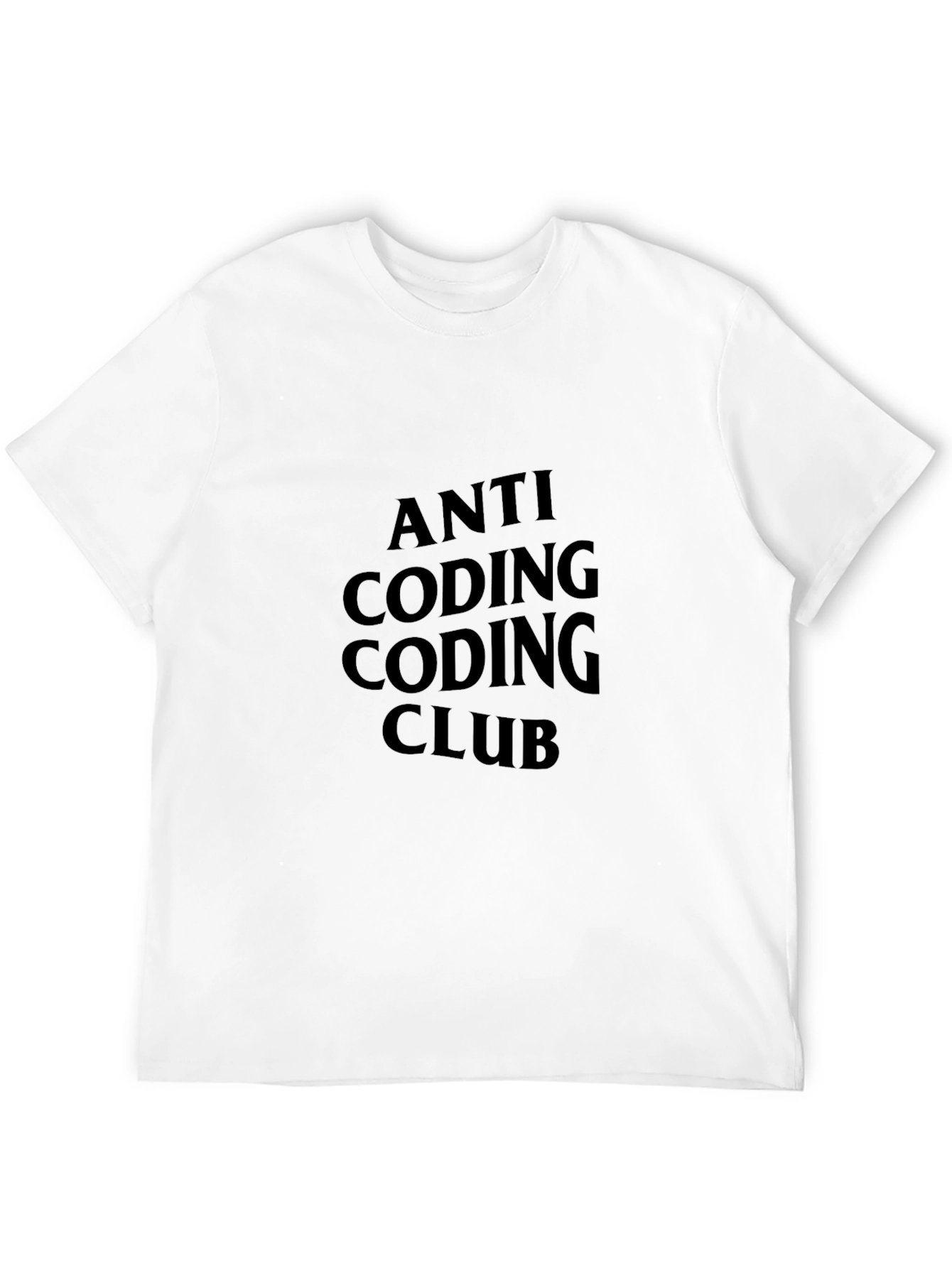 Anti Coding Coding Club Black T-Shirt