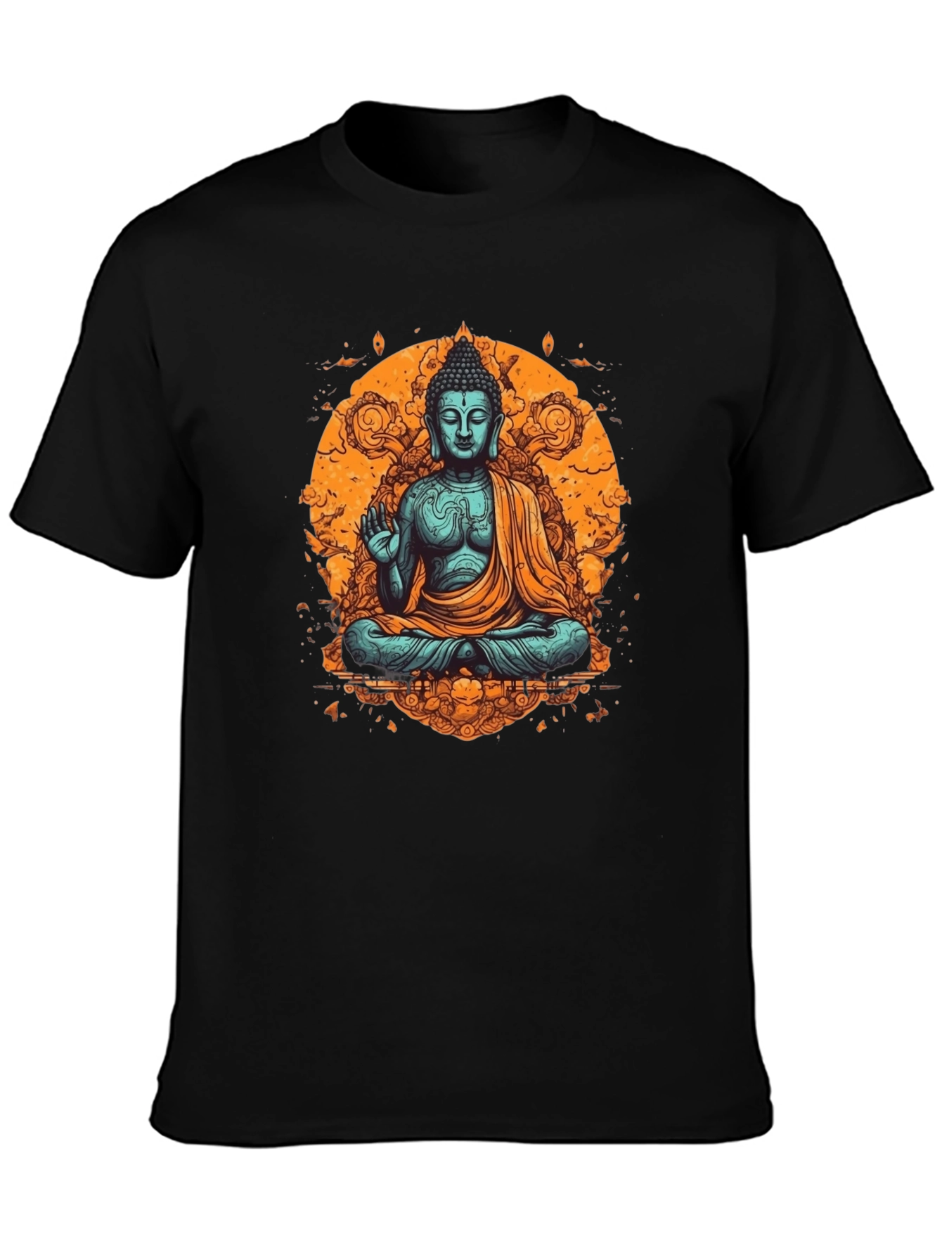 Buddha Graphic Black T-Shirt