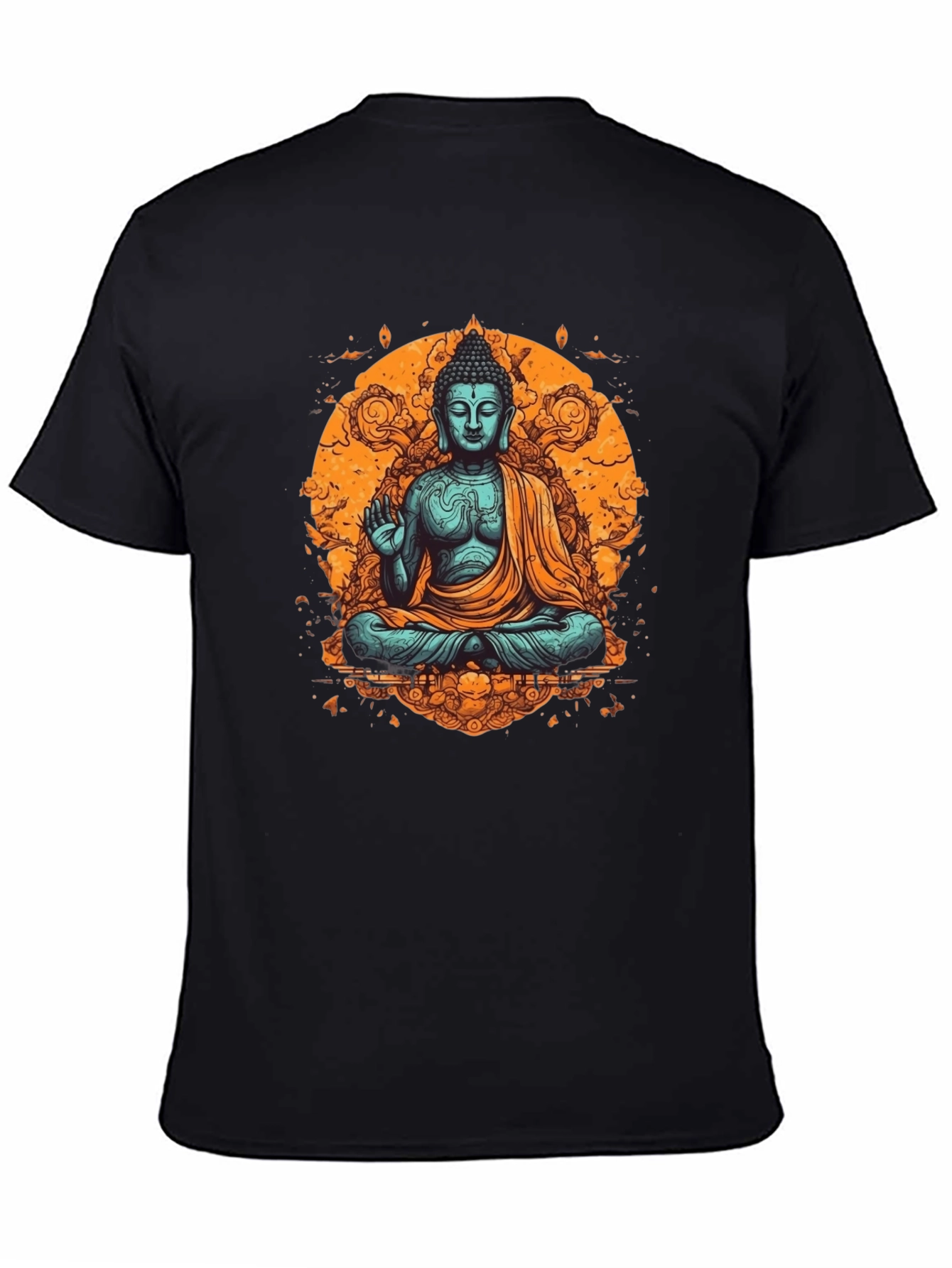 Buddha Graphic Black T-Shirt
