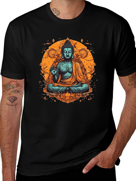 Buddha Graphic Black T-Shirt