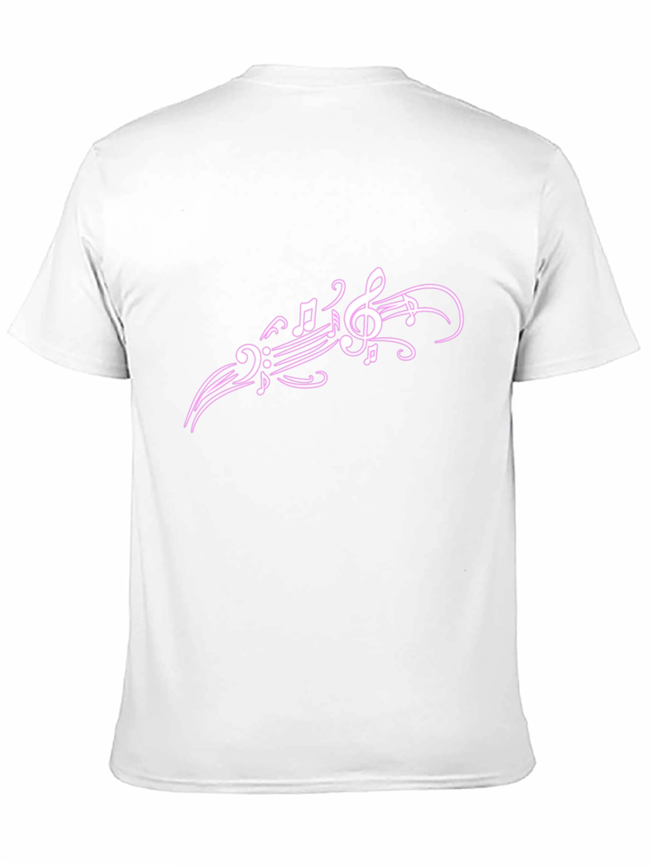 Music Notes Graphic T-Shirt - Casual Style