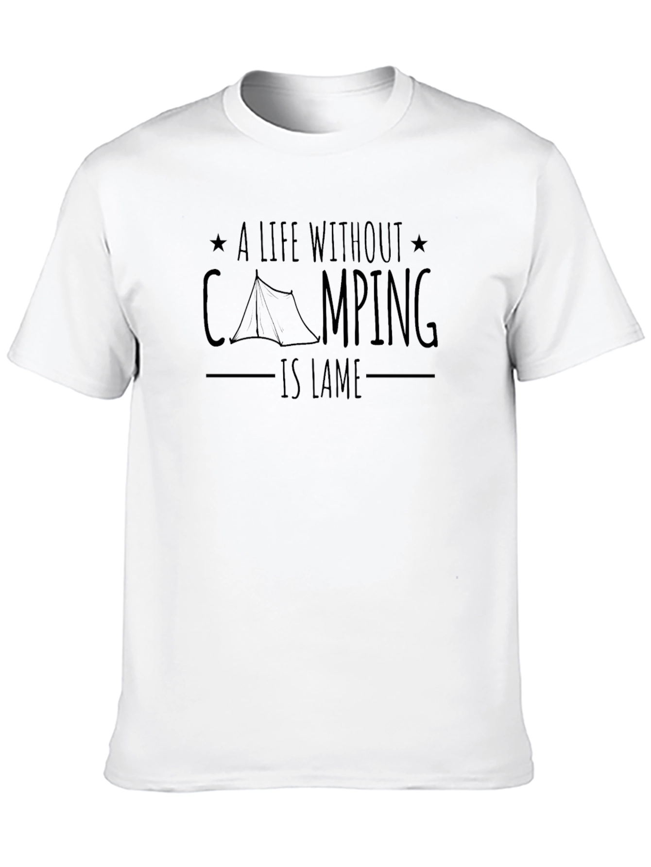 Camping Is Lame Graphic Tee