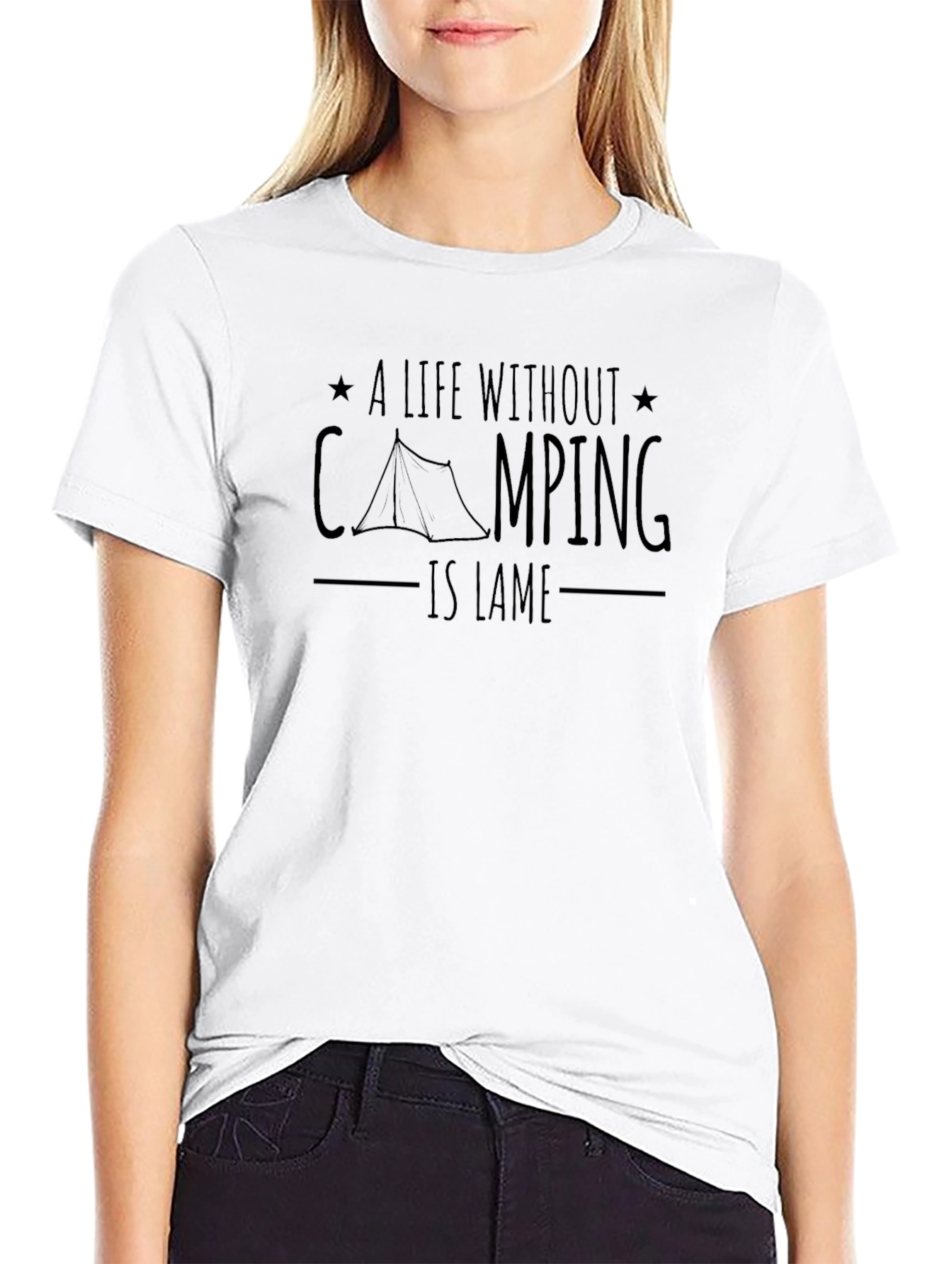 Camping Is Lame Graphic Tee