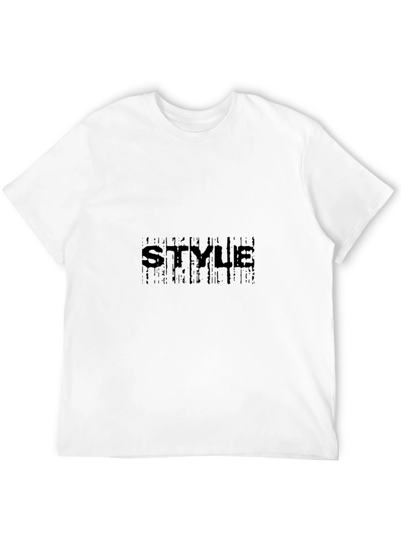 Stylish Black STYLE Graphic T-Shirt