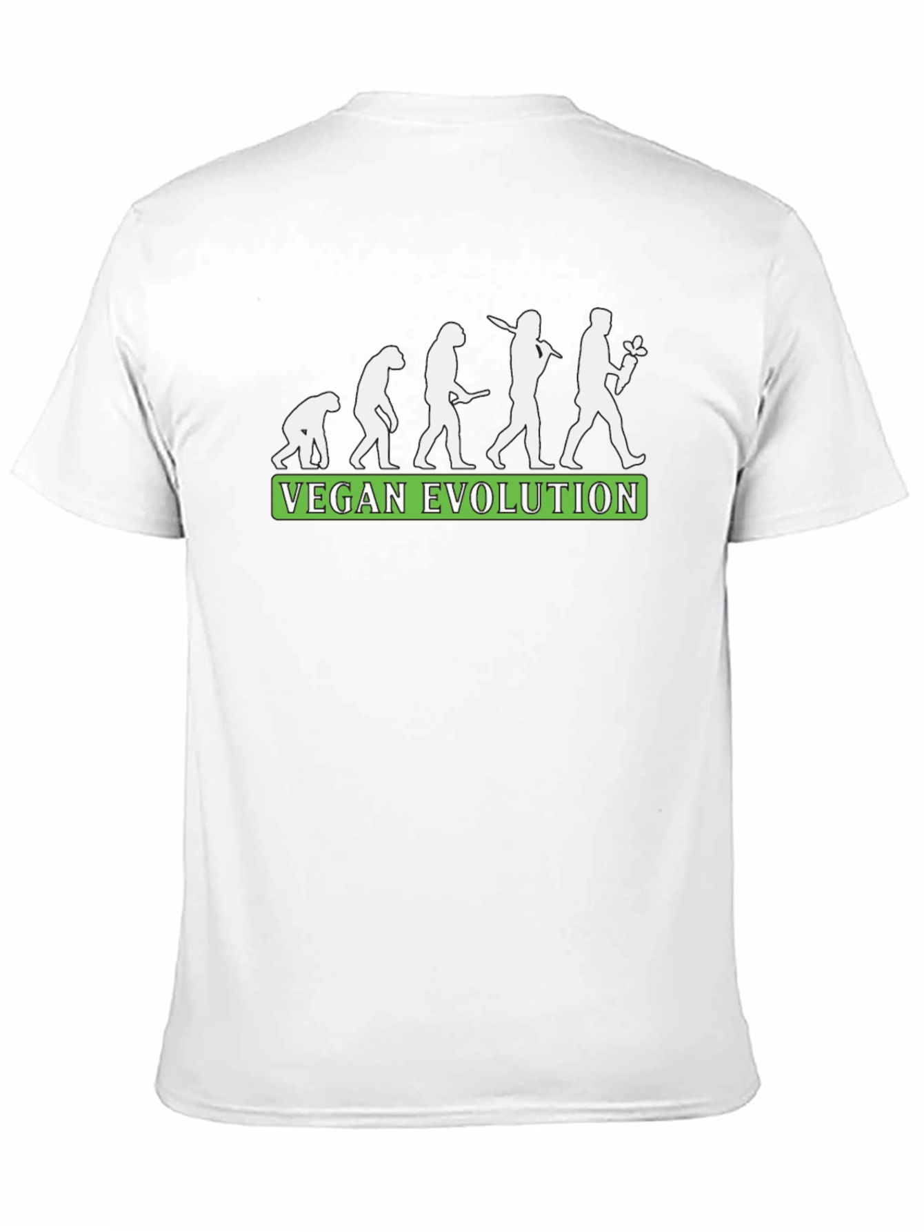 Vegan Evolution T-Shirt - Black Comfortable Fit