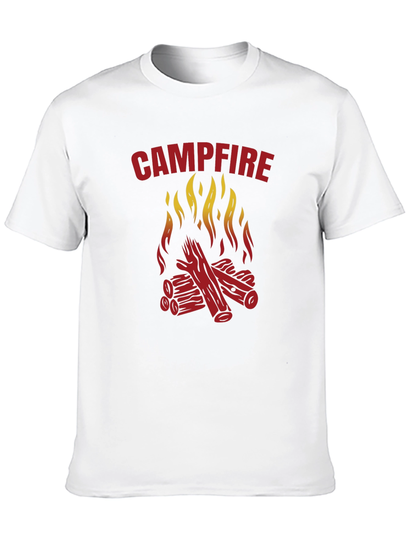 Campfire Graphic Tee - Outdoor Adventure Shirt