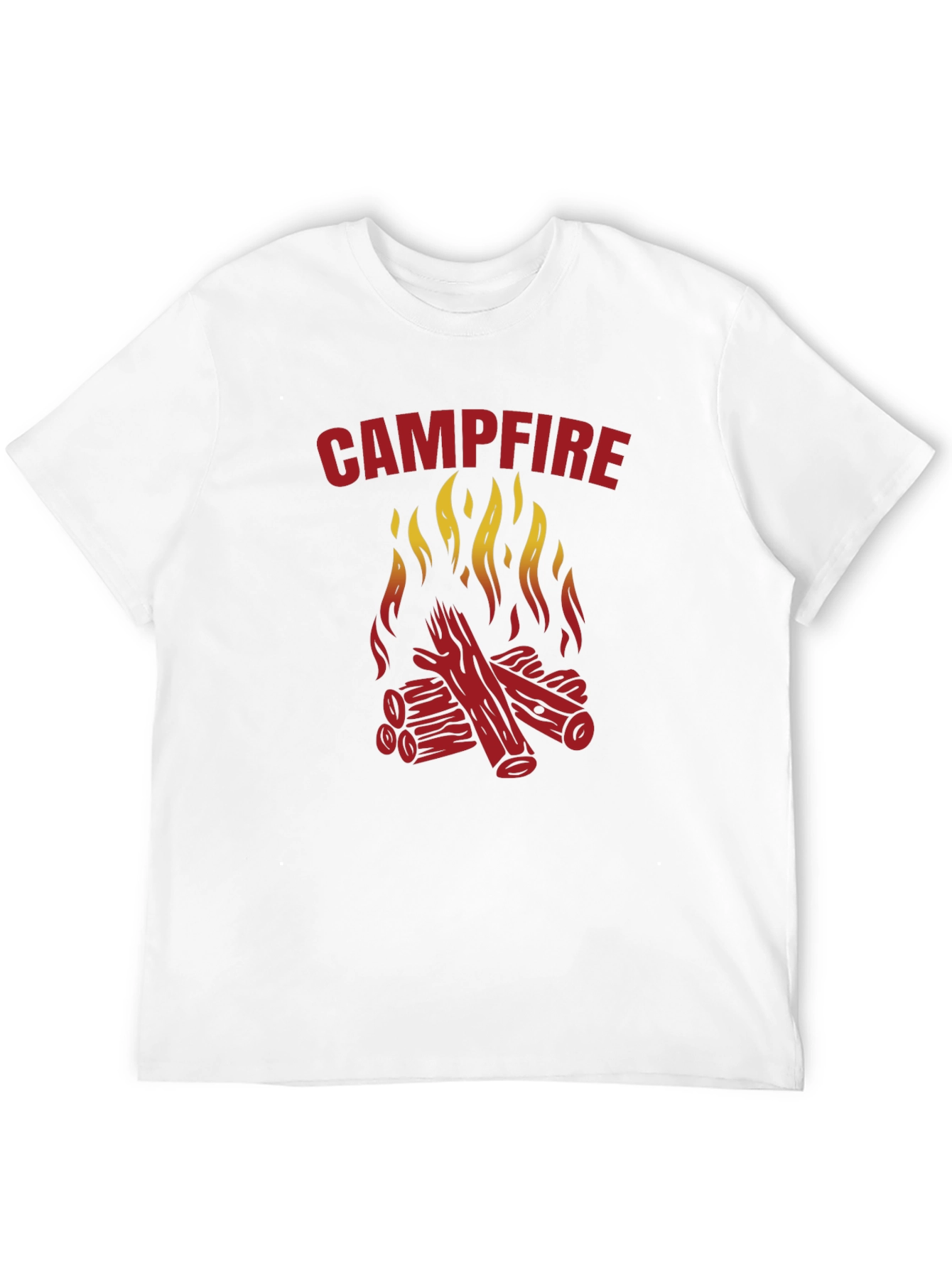 Campfire Graphic Tee - Outdoor Adventure Shirt