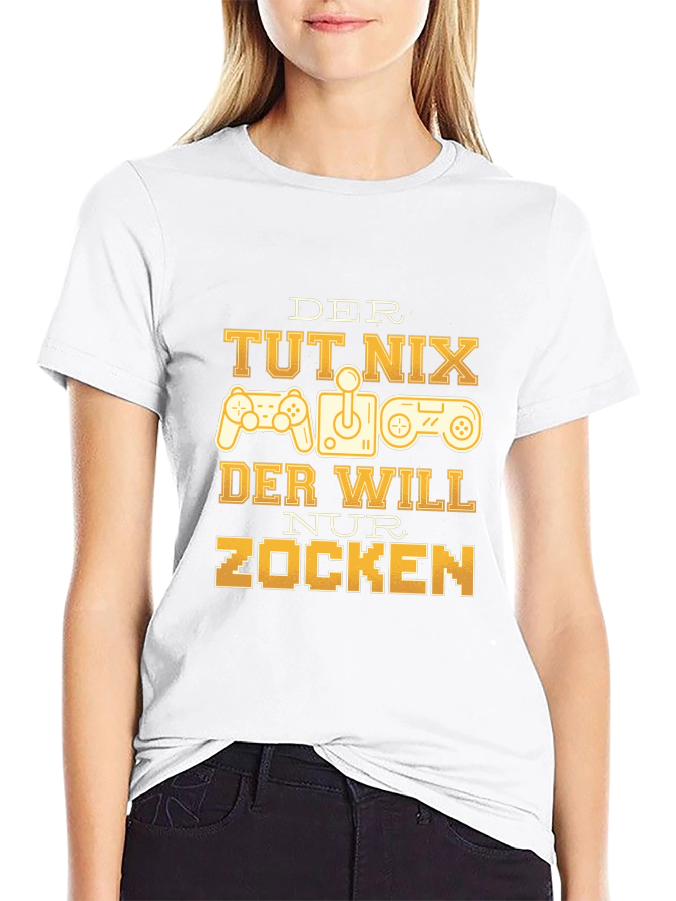 Gamer T-Shirt - Der Will Nur Zocken Graphic Tee