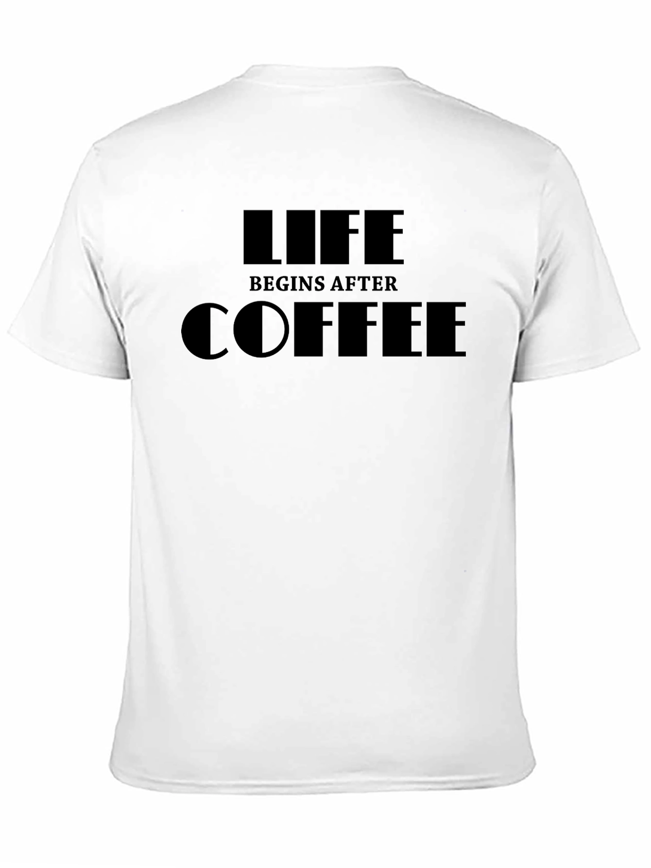Life Begins After Coffee T-Shirt - Funny Graphic Tee