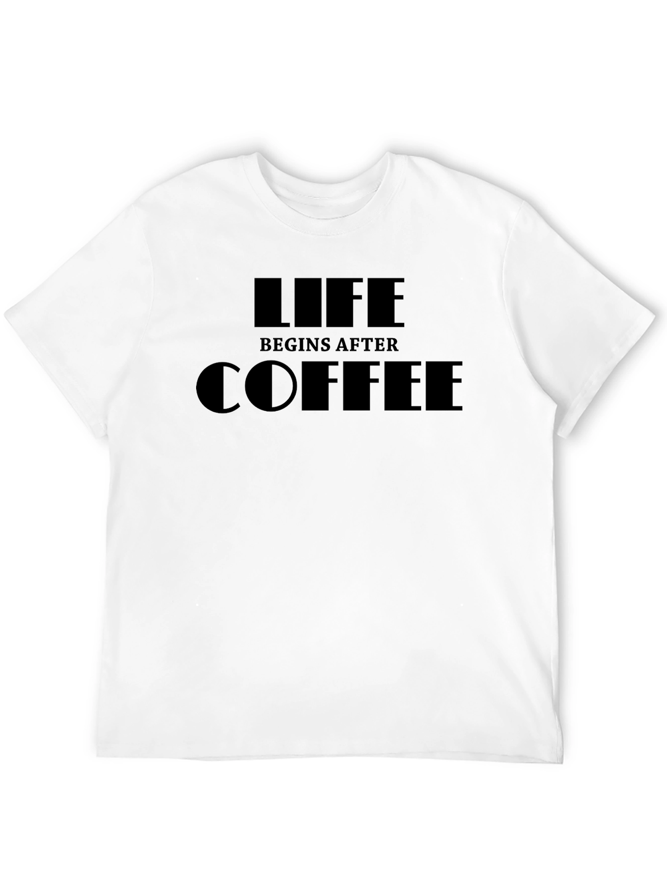 Life Begins After Coffee T-Shirt - Funny Graphic Tee