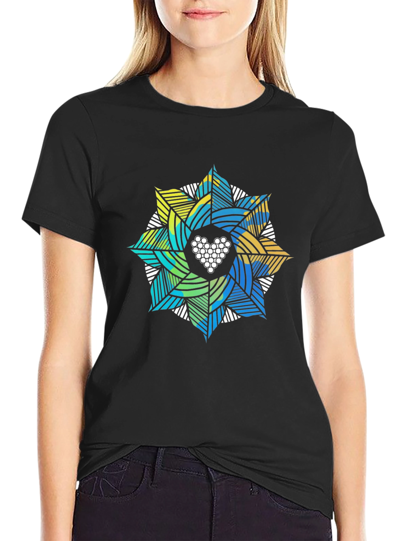 Billiard Ball Mandala T-Shirt