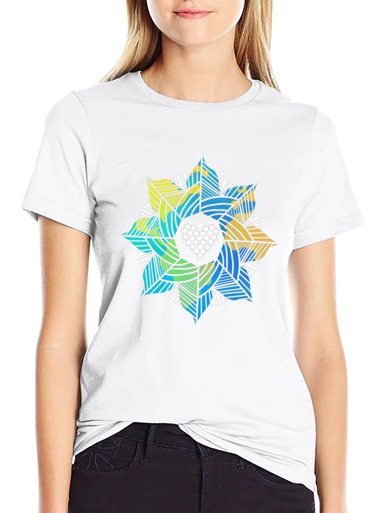 Billiard Ball Mandala T-Shirt