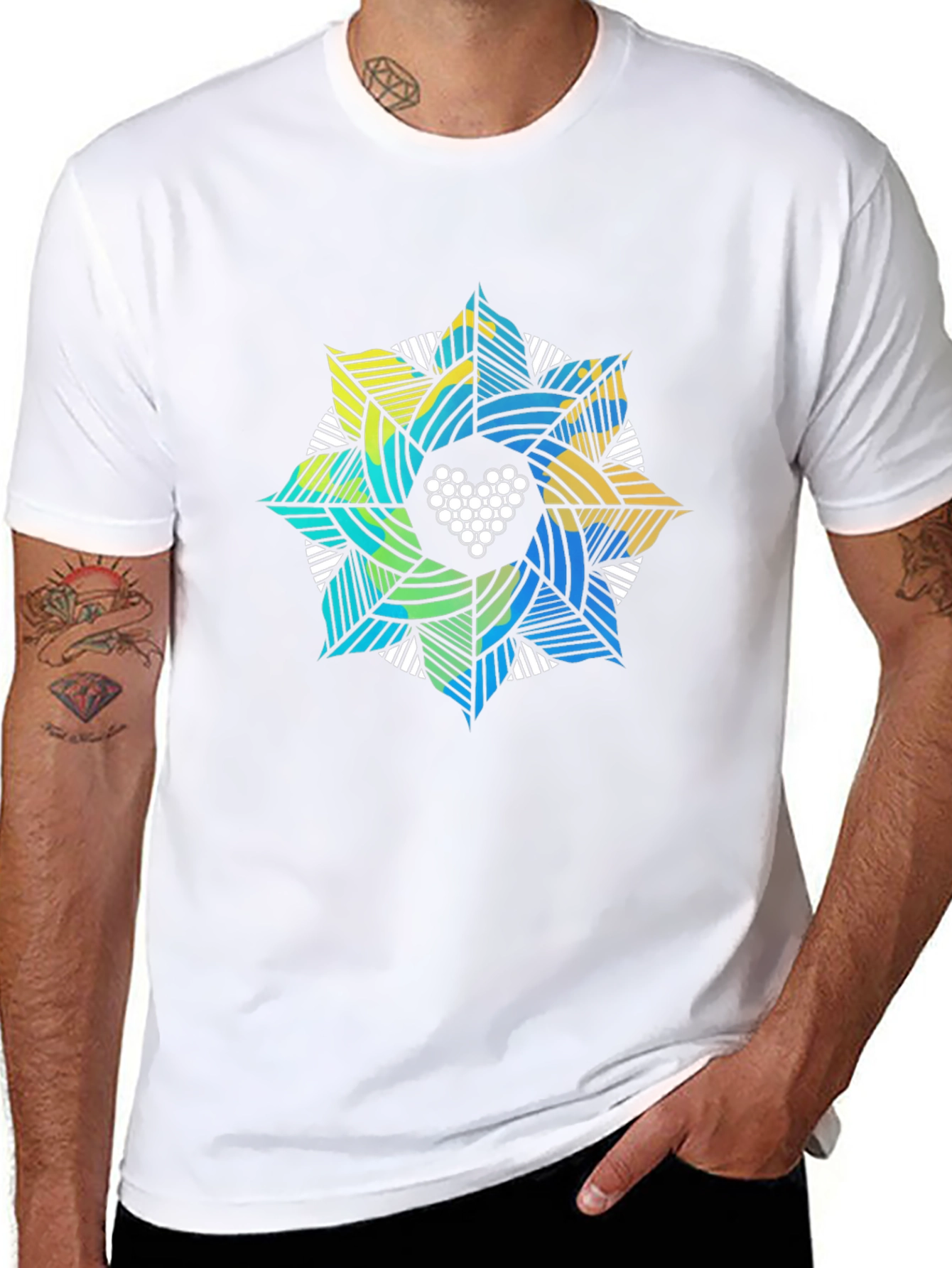 Billiard Ball Mandala T-Shirt