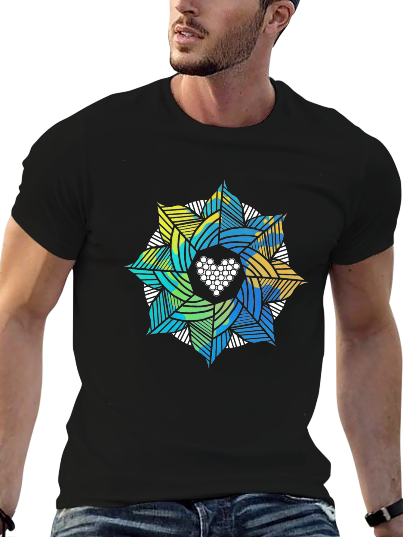 Billiard Ball Mandala T-Shirt