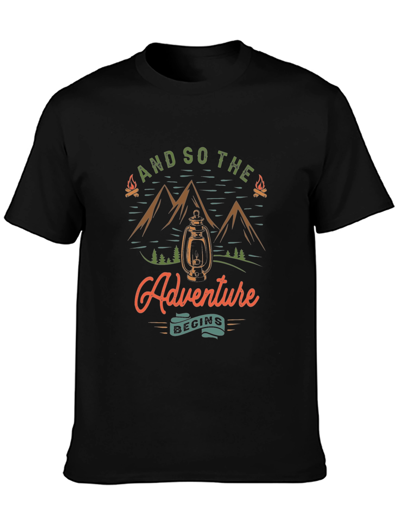 Adventure Begins Graphic T-Shirt
