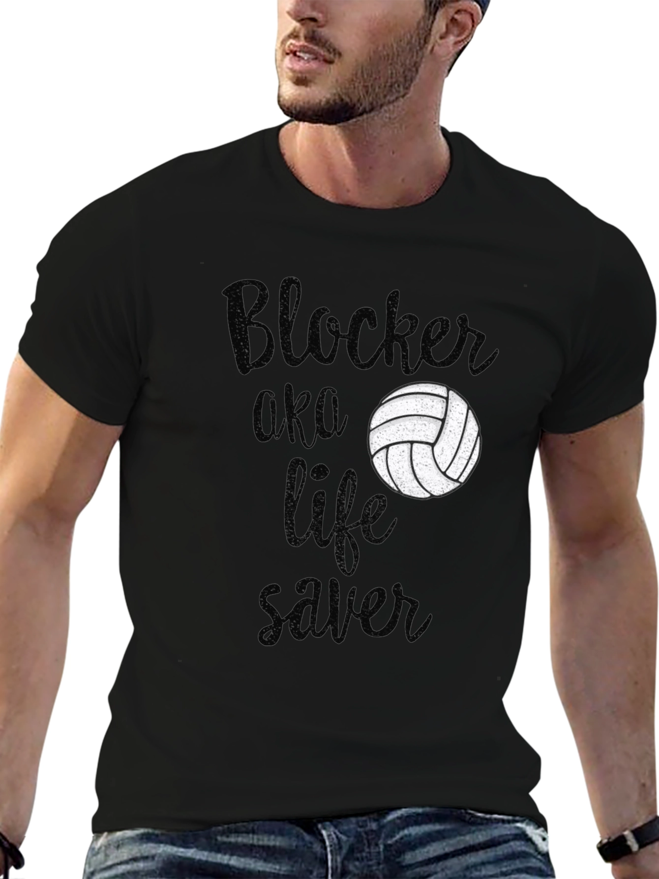 Blocker Volleyball Life Saver Graphic Tee