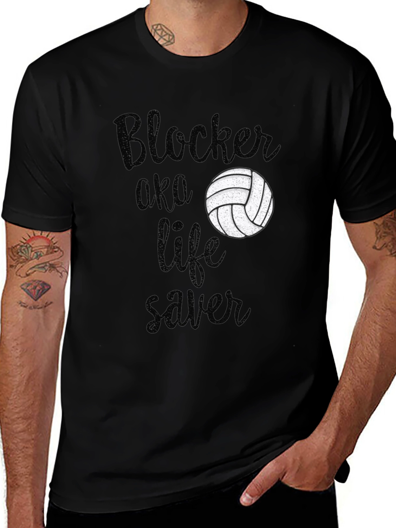 Blocker Volleyball Life Saver Graphic Tee