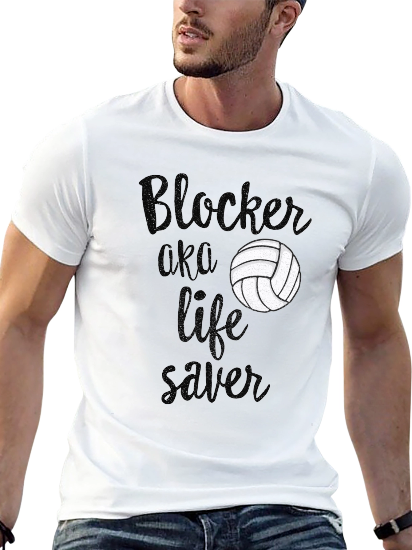Blocker Volleyball Life Saver Graphic Tee