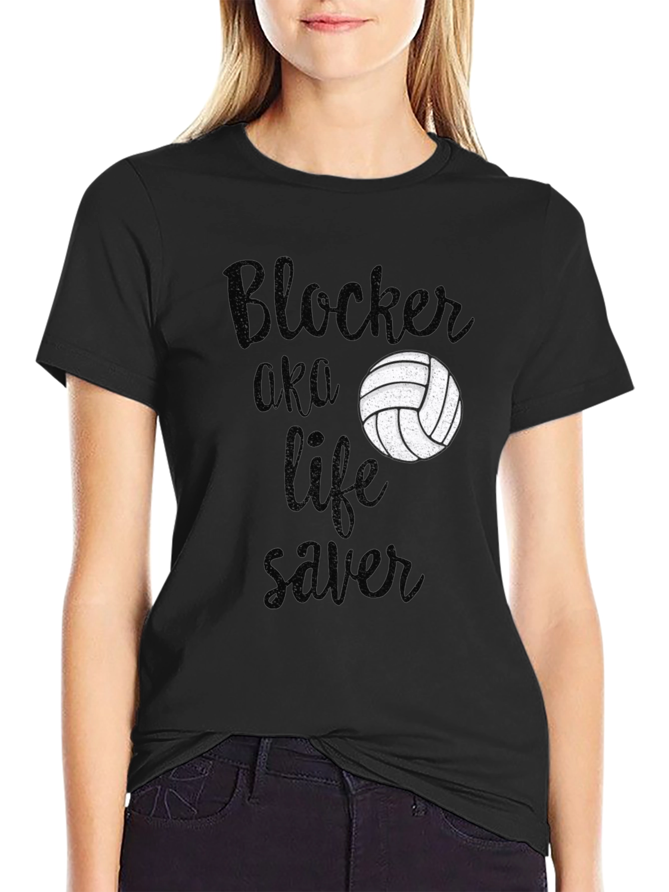 Blocker Volleyball Life Saver Graphic Tee