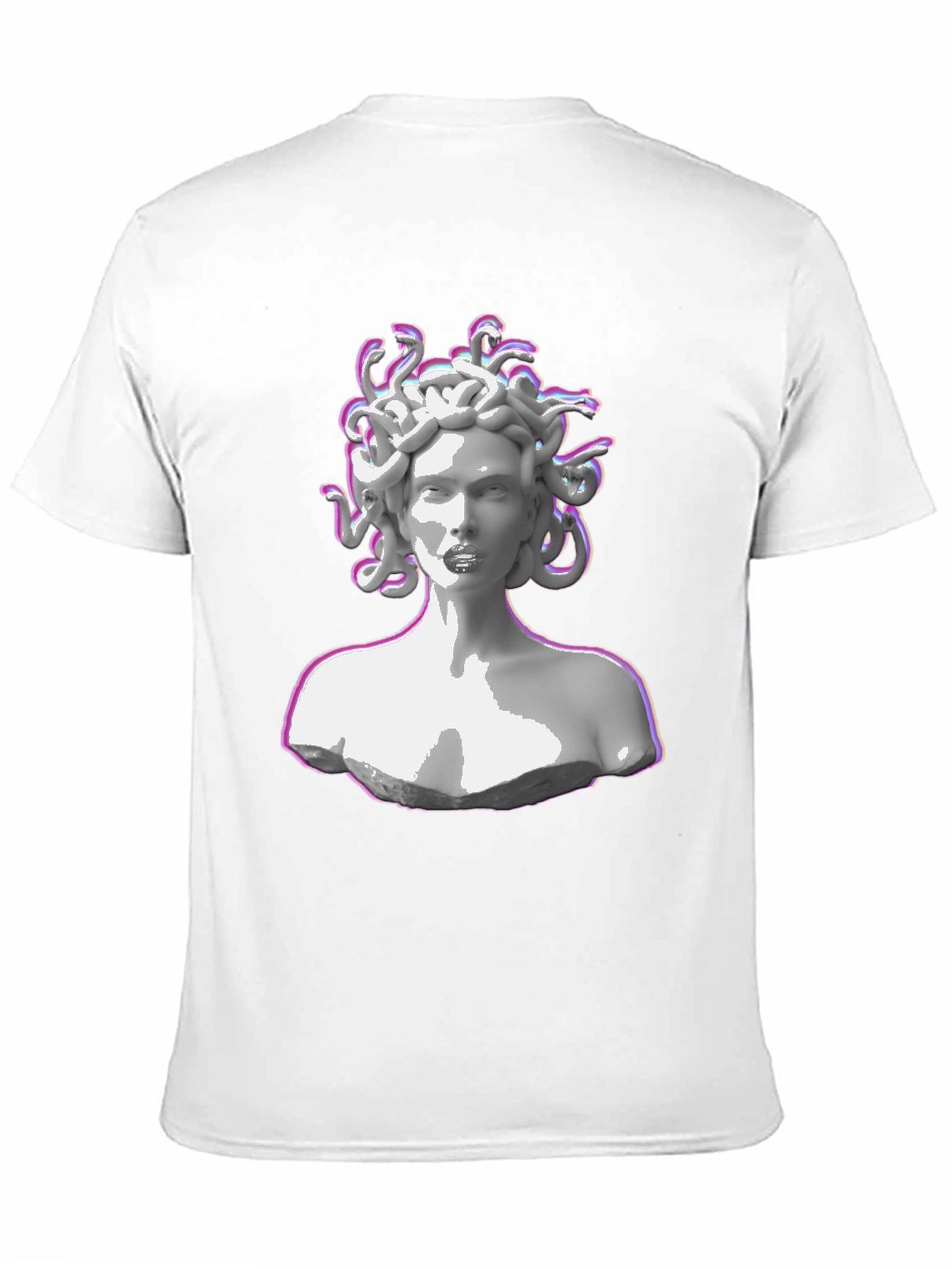 Medusa Graphic Print Black T-Shirt
