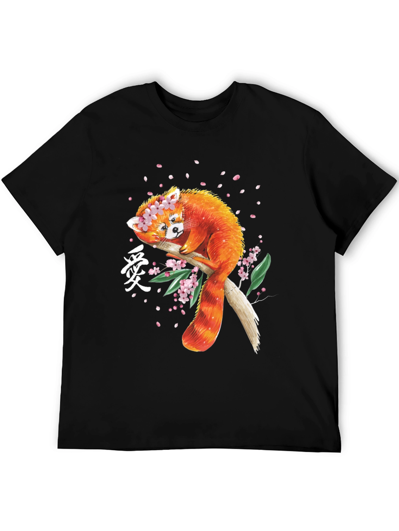 Red Panda Cherry Blossom T-Shirt