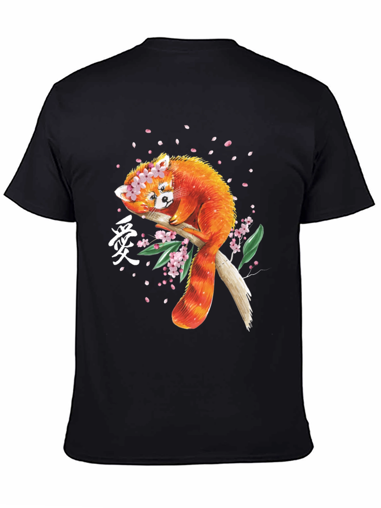 Red Panda Cherry Blossom T-Shirt