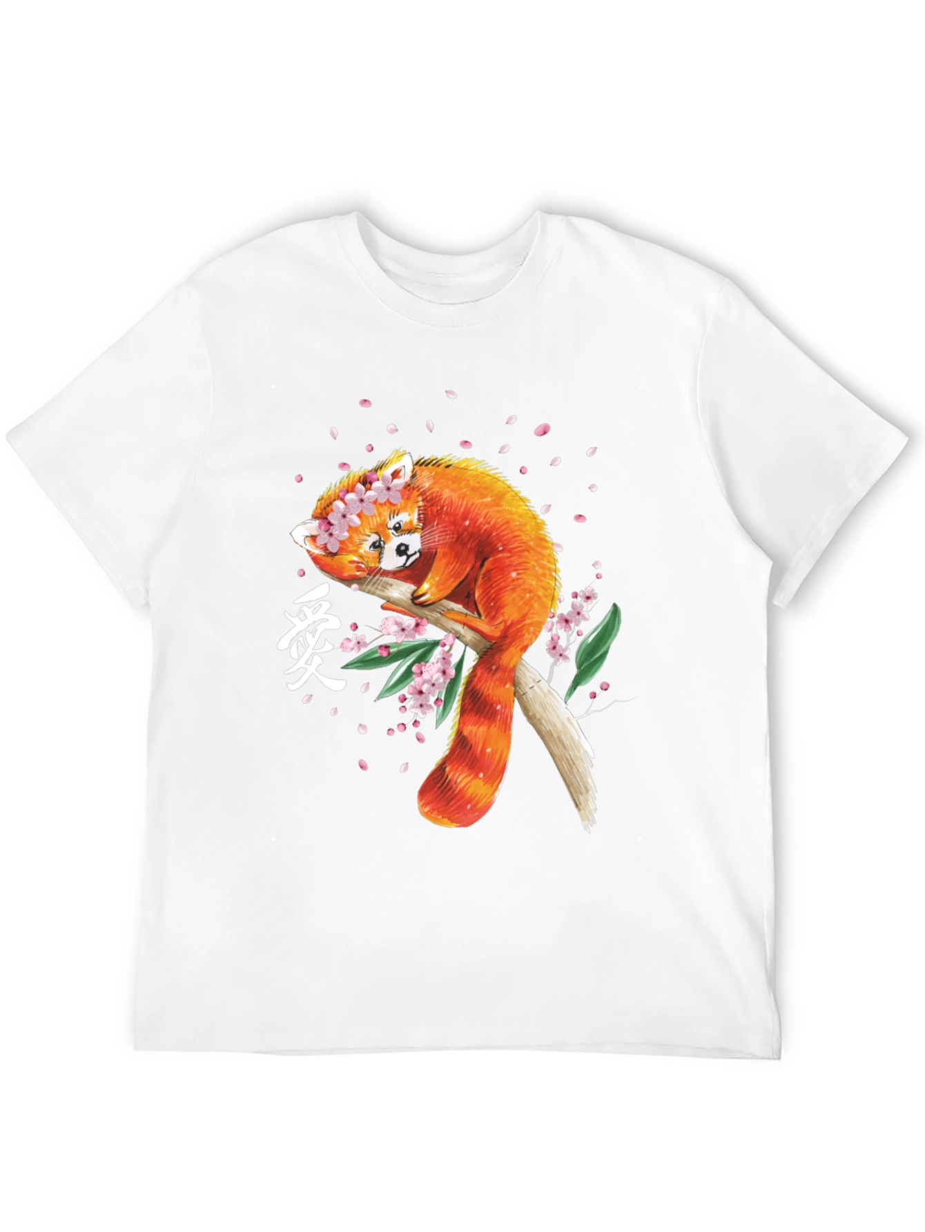 Red Panda Cherry Blossom T-Shirt