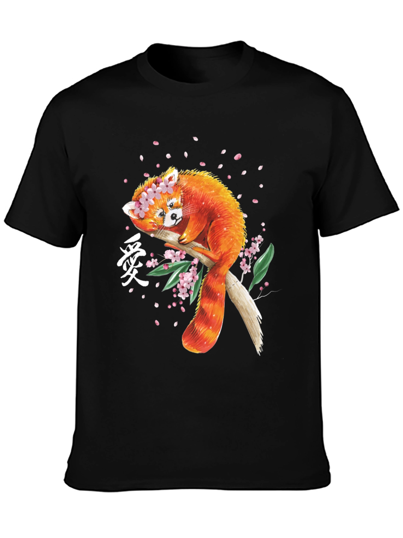 Red Panda Cherry Blossom T-Shirt