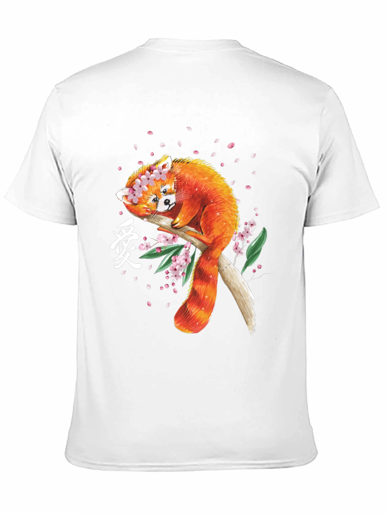 Red Panda Cherry Blossom T-Shirt