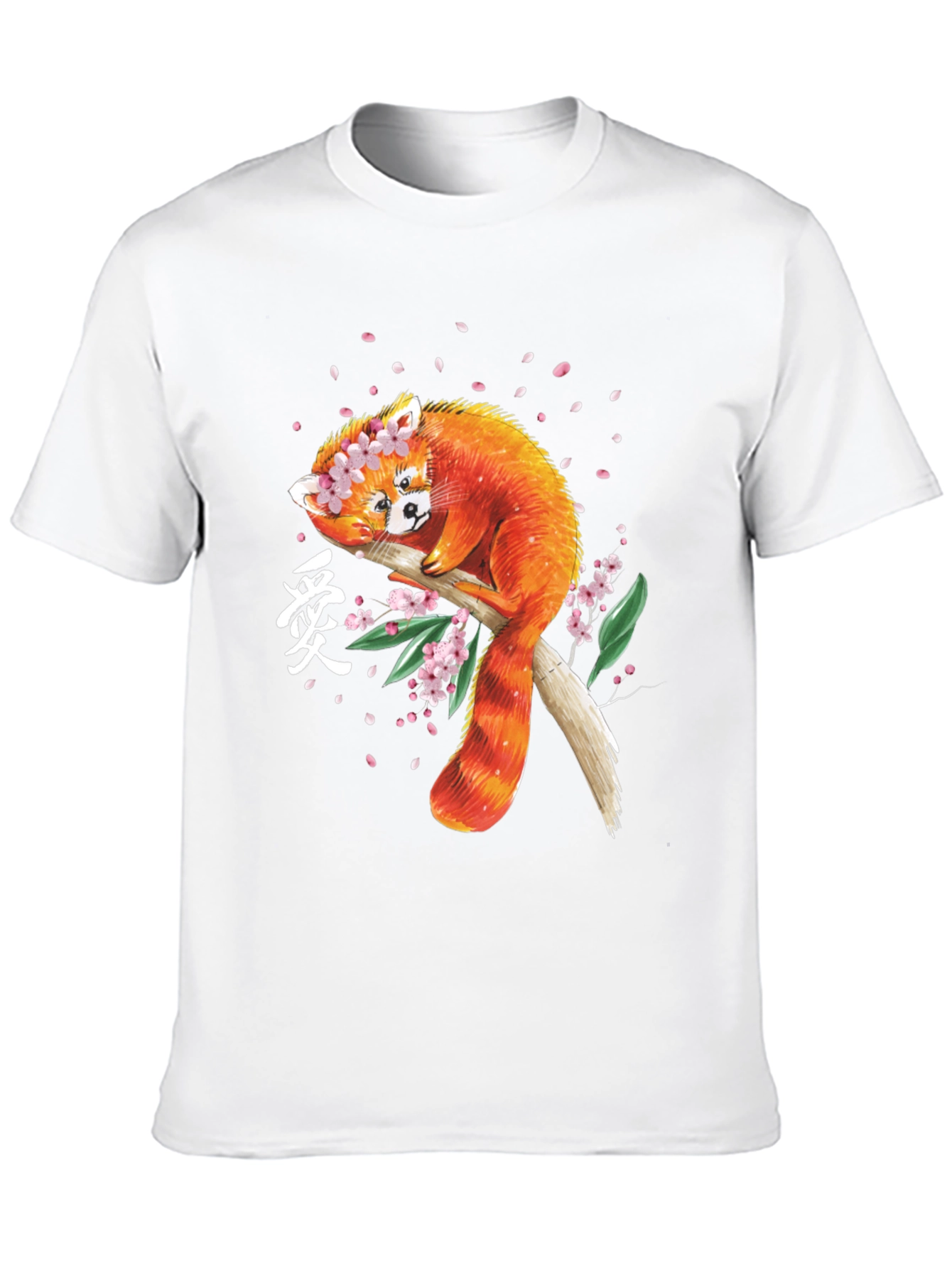 Red Panda Cherry Blossom T-Shirt