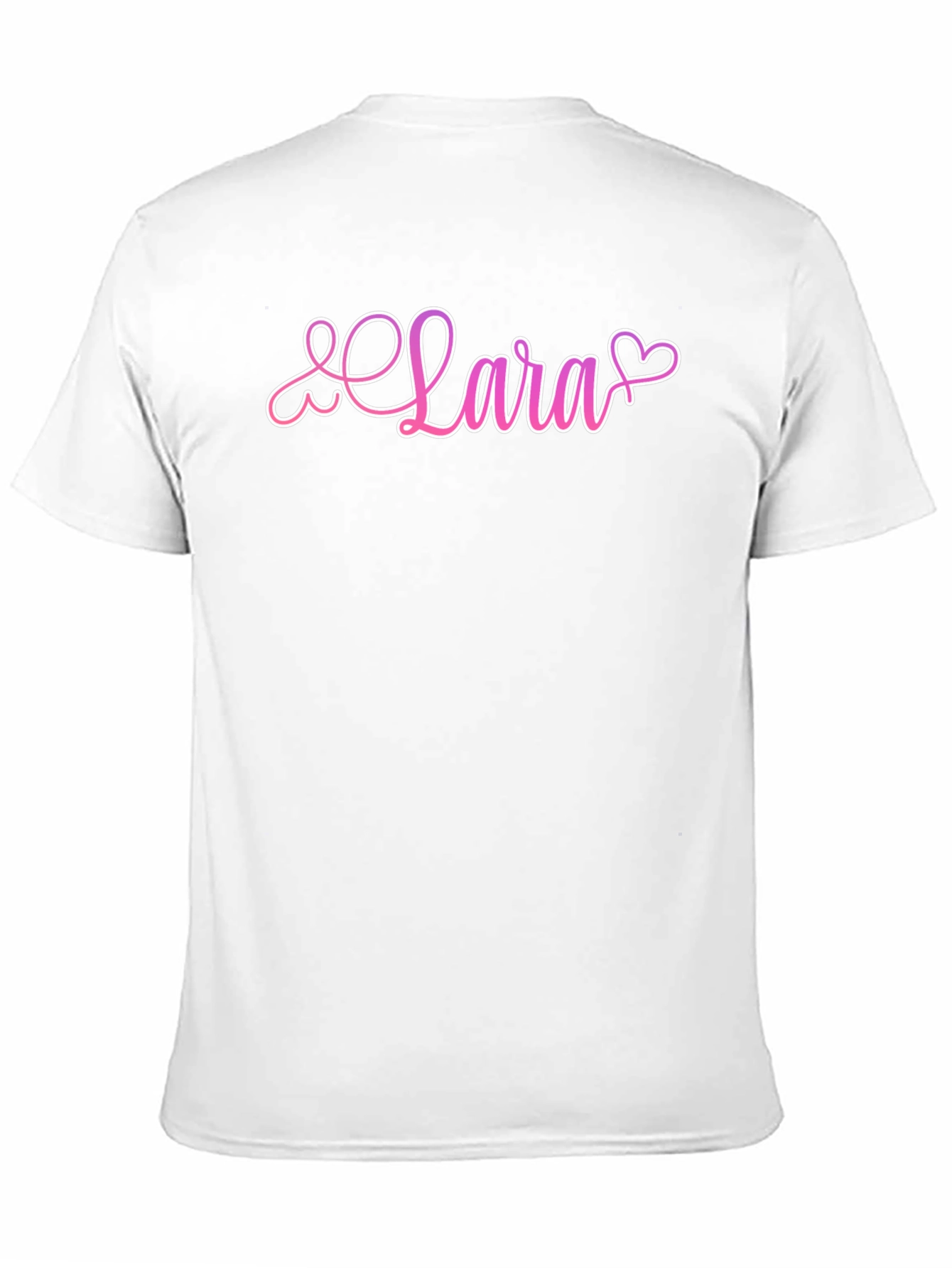 Lara Heart Graphic Black T-Shirt