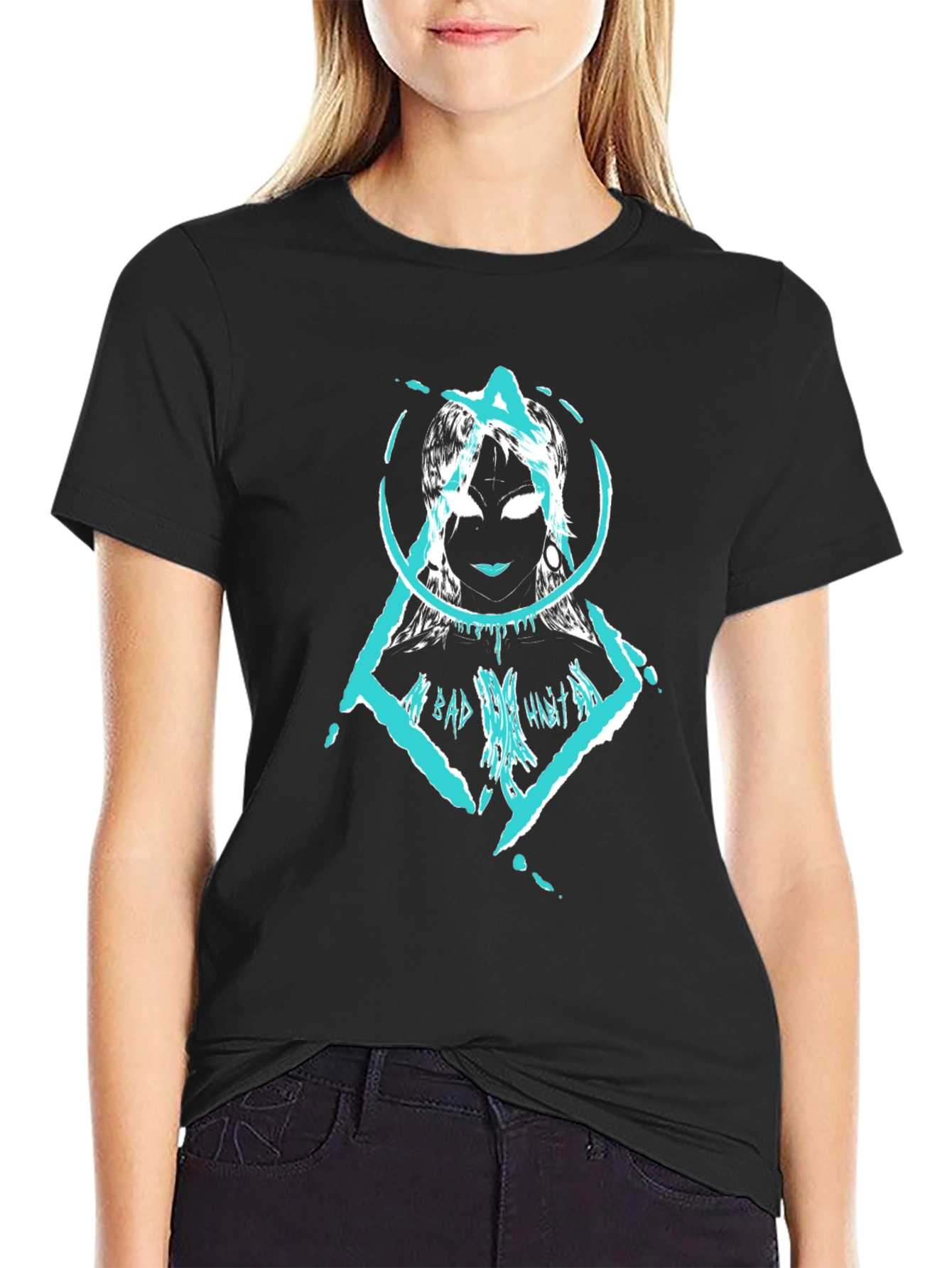 Edgy Graphic Tee: Dark Art Aesthetic T-Shirt