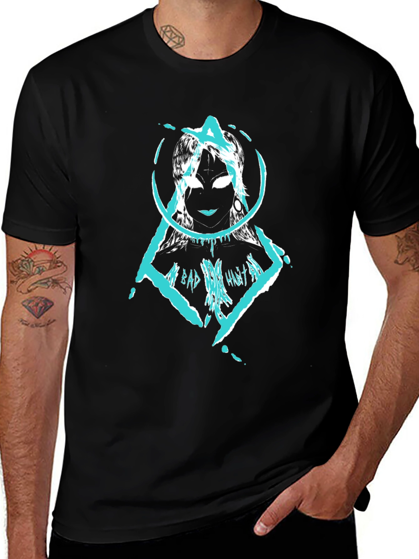 Edgy Graphic Tee: Dark Art Aesthetic T-Shirt