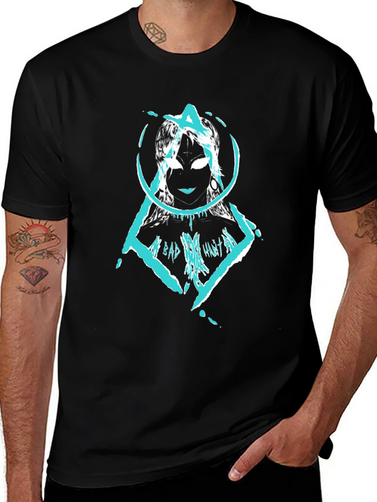 Edgy Graphic Tee: Dark Art Aesthetic T-Shirt